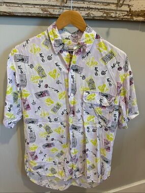 Vintage Jams World Printed‎ Shirt Size Small